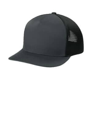 STC75 sport-tek stretch-tek 5-panel trucker cap