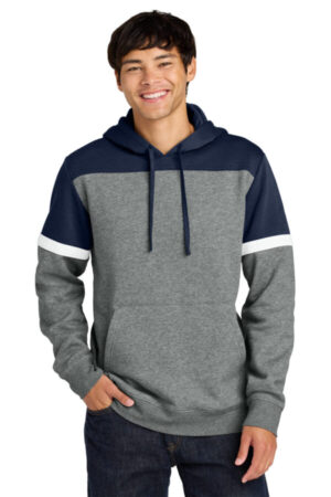 STF205 sport-tek drive fleece colorblock hoodie