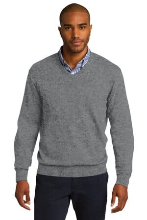 SW285 port authority v-neck sweater