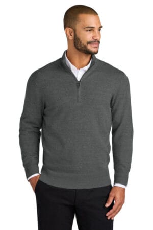 SW2900 port authority easy care 1/4-zip sweater