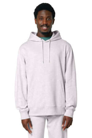 COOL HEATHER GREY SXU003 stanley/stella unisex cruiser 20 hooded sweatshirt