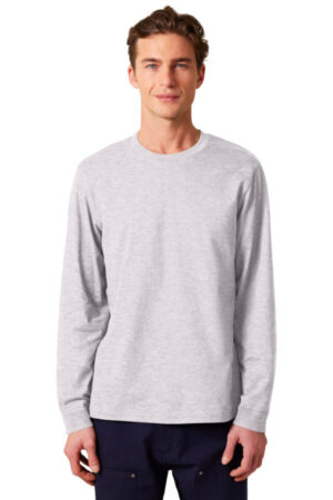 COOL HEATHER GREY SXU022 stanley/stella unisex creator 20 long sleeve tee