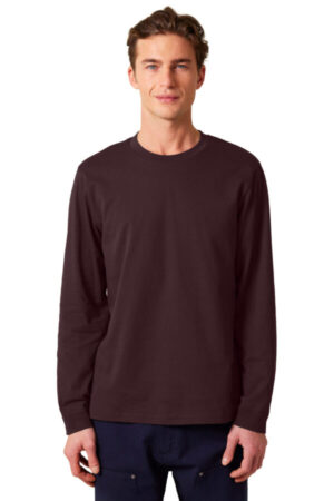 RED BROWN SXU022 stanley/stella unisex creator 20 long sleeve tee