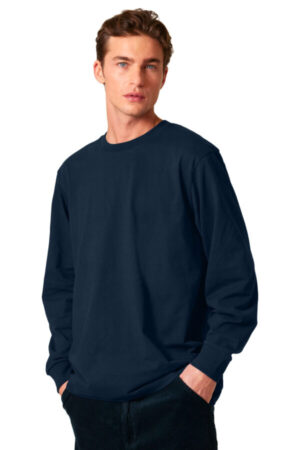 FRENCH NAVY SXU023 stanley/stella unisex freestyler heavyweight long sleeve tee
