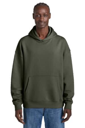 KHAKI GREEN SXU038 stanley/stella unisex chaser hooded sweatshirt