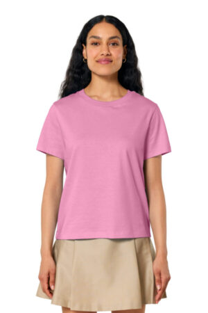 BUBBLE PINK SXW002 stanley/stella women's stella muser tee
