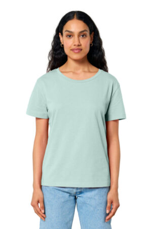 CARIBBEAN BLUE SXW008 stanley/stella women's stella serena scoop neck tee