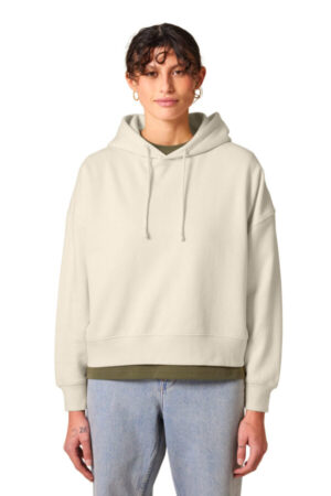 NATURAL RAW SXW035 stanley/stella women's stella nora hooded sweatshirt