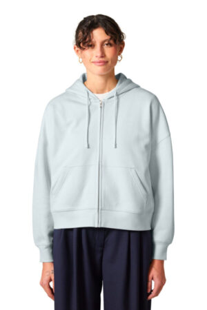 BLUE ICE SXW037 stanley/stella women's stella ida full-zip hooded sweatshirt