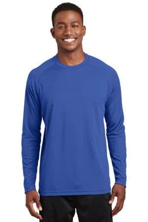 T473LS sport-tek dry zone long sleeve raglan t-shirt