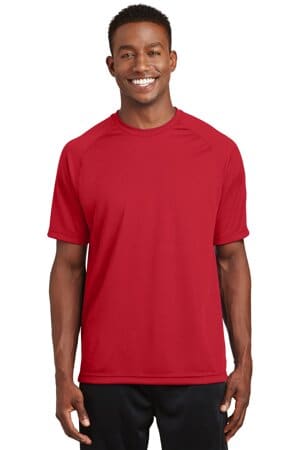 TRUE RED T473 sport-tek dry zone short sleeve raglan t-shirt
