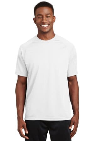 T473 sport-tek dry zone short sleeve raglan t-shirt