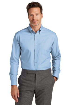 TBB18002 brooks brothers tall wrinkle-free stretch nailhead shirt
