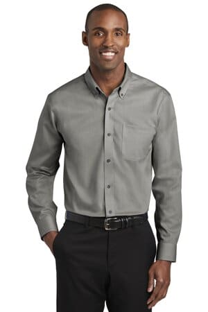 CHARCOAL TLRH240 red house tall pinpoint oxford non-iron shirt