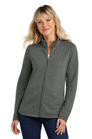 DARK GREY HEATHER TM1LD001 travismathew women's coveside full-zip