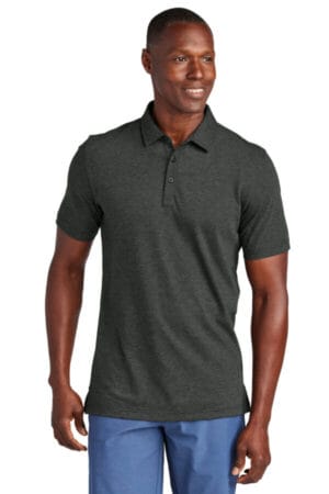 BLACK HEATHER TM1MAA369 travismathew sunnyvale polo