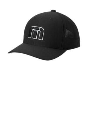 BLACK TM1MZ335 travismathew front icon cap