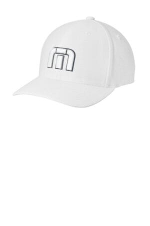 WHITE TM1MZ335 travismathew front icon cap