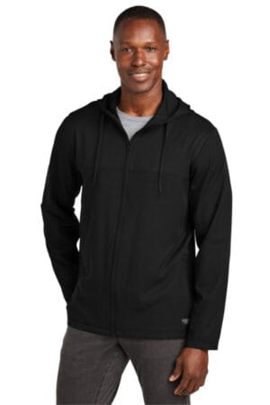 BLACK TM1MZ338 travismathew balboa hooded full-zip jacket