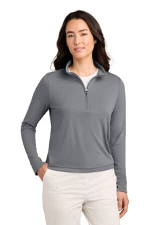 QUIET SHADE GREY HEATHER QUIET SHADE GREY HEATHER TMA42777 travismathew women's coto 1/2-zip