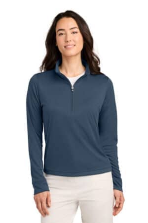 VINTAGE INDIGO/ BLACK VINTAGE INDIGO/ BLACK TMA42777 travismathew women's coto 1/2-zip