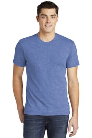 ATHLETIC BLUE TR401W american apparel tri-blend short sleeve track t-shirt
