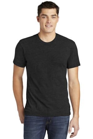 TRI BLACK TR401W american apparel tri-blend short sleeve track t-shirt