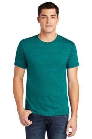 TRI EVERGREEN TR401 american apparel tri-blend short sleeve track t-shirt