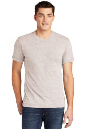 TRI OATMEAL TR401 american apparel tri-blend short sleeve track t-shirt