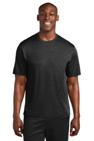 BLACK TST350 sport-tek tall posicharge competitor tee