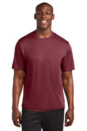MAROON TST350 sport-tek tall posicharge competitor tee