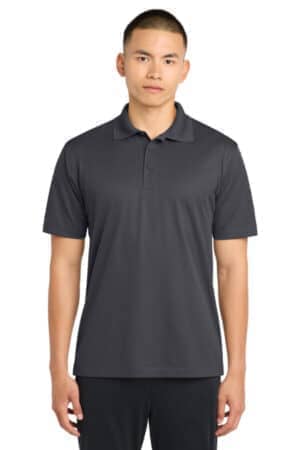 IRON GREY IRON GREY TST650 sport-tek tall micropique sport-wick polo