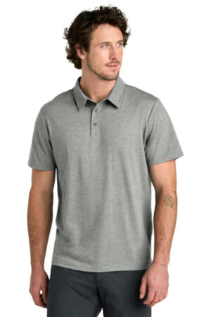 HI RISE GREY HEATHER TTCM5660 limited edition tentree treeblend polo