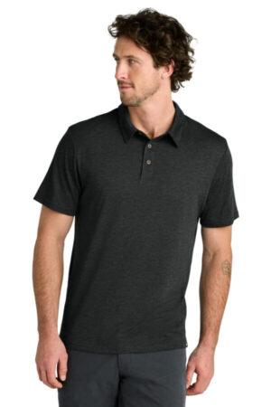 METEORITE BLACK HEATHER TTCM5660 limited edition tentree treeblend polo