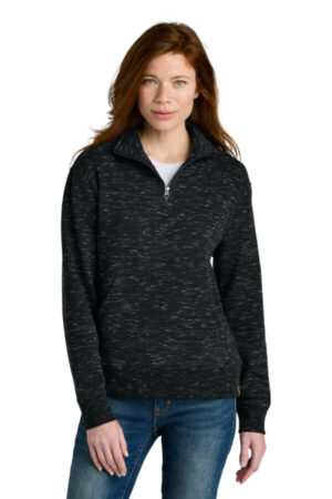 TTCW6108 tentree women's space dye fleece 1/4-zip