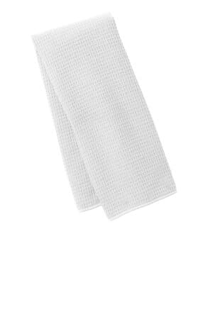 WHITE TW59 port authority waffle microfiber fitness towel
