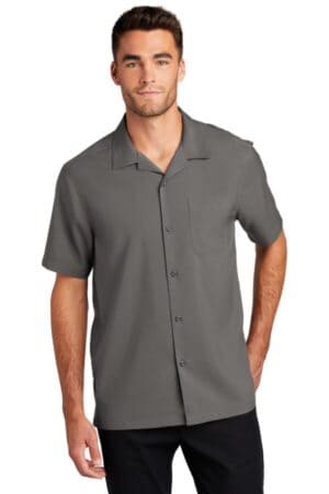 GRAPHITE W400 port authority short sleeve performance staff shirt