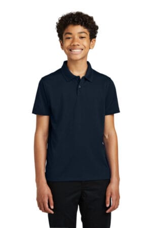 RIVER BLUE NAVY Y110 port authority youth dry zone uv micro-mesh polo
