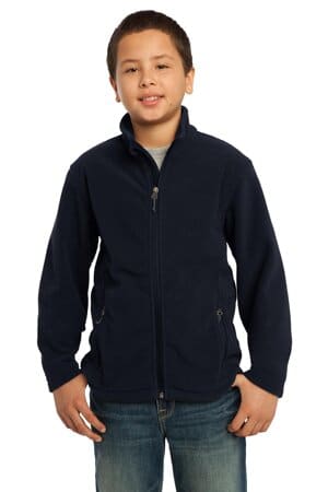 TRUE NAVY Y217 port authority youth value fleece jacket