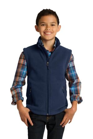 Y219 port authority youth value fleece vest