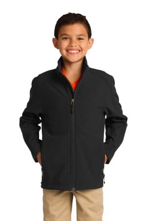 Y317 port authority youth core soft shell jacket