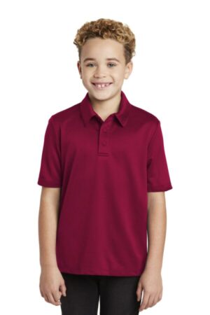 RED Y540 port authority youth silk touch performance polo