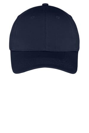 NAVY YCP80 port & company youth six-panel twill cap