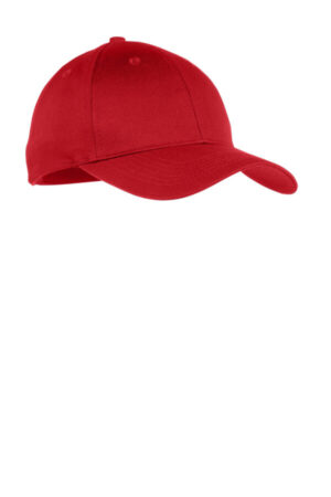 TRUE RED YCP80 port & company youth six-panel twill cap