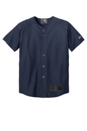 TRUE NAVY YNEA220 new era youth diamond era full-button jersey