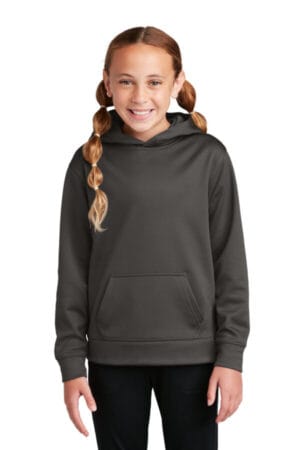 YST244 sport-tek youth sport-wick fleece hooded pullover