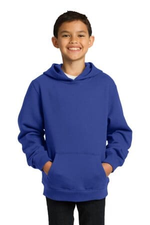 TRUE ROYAL YST254 sport-tek youth pullover hooded sweatshirt