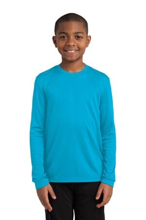 YST350LS sport-tek youth long sleeve posicharge competitor tee
