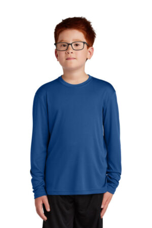 ROYAL YST350LS sport-tek youth long sleeve posicharge competitor tee