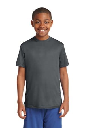 IRON GREY YST350 sport-tek youth posicharge competitor tee